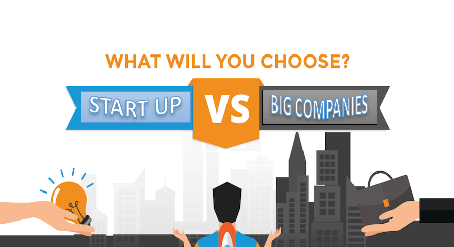 Startups vs. Big Companies